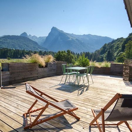 Duplex 2 Chambres Avec Grande Terrasse, Animaux Acceptes, A Samoens - Fr-1-642-77 Buitenkant foto