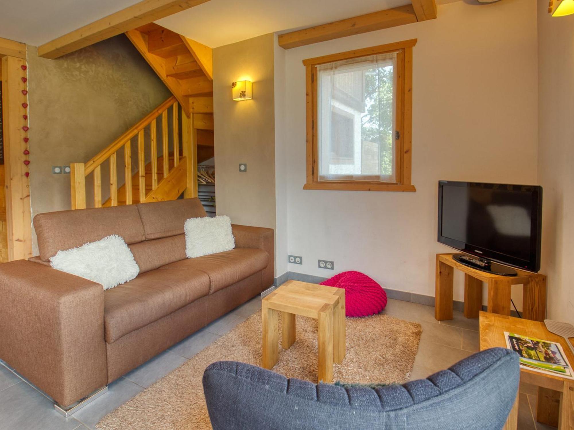 Duplex 2 Chambres Avec Grande Terrasse, Animaux Acceptes, A Samoens - Fr-1-642-77 Buitenkant foto