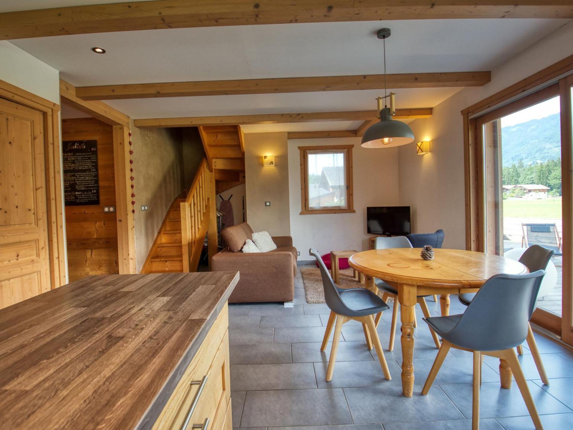Duplex 2 Chambres Avec Grande Terrasse, Animaux Acceptes, A Samoens - Fr-1-642-77 Buitenkant foto