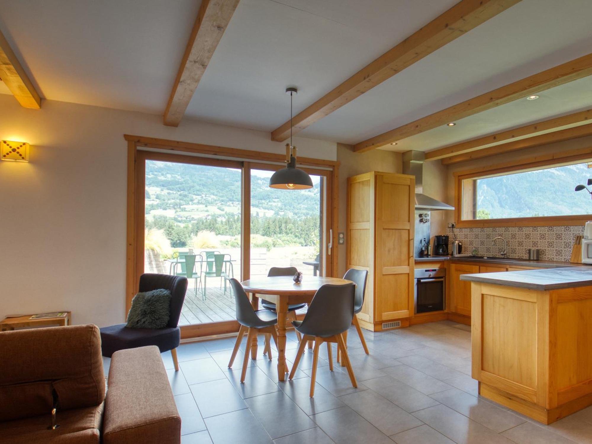 Duplex 2 Chambres Avec Grande Terrasse, Animaux Acceptes, A Samoens - Fr-1-642-77 Buitenkant foto
