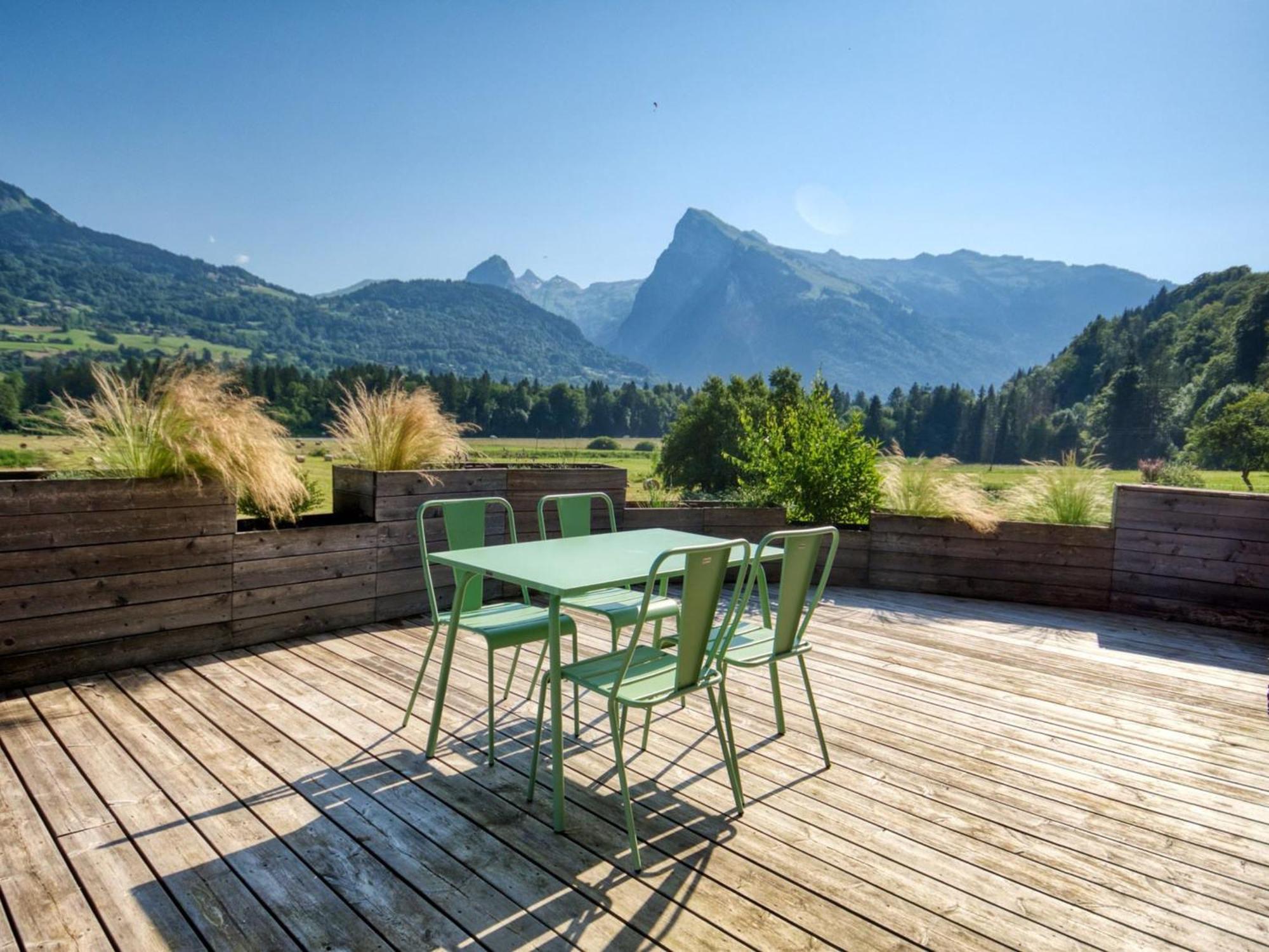Duplex 2 Chambres Avec Grande Terrasse, Animaux Acceptes, A Samoens - Fr-1-642-77 Buitenkant foto